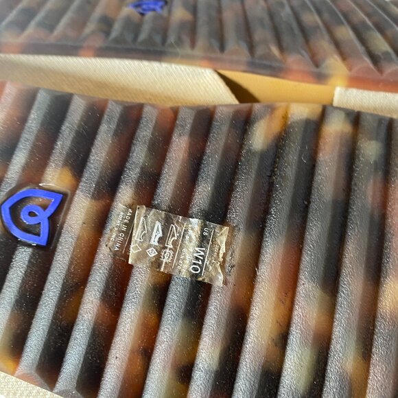 Rothy’s The Weekend Slide Sandal Natural Hemp Oat Cross Strap Womens Sz 10w - Picture 5 of 6